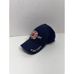 Fire Department - Navy Blue - Deluxe low Profile Baseball Cap